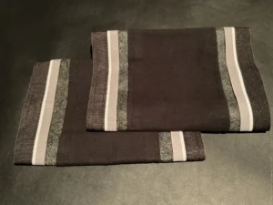 Black gray stipes