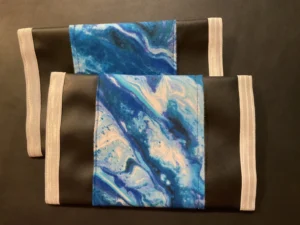Blue Marble Satin