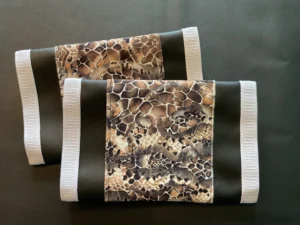 Snake Skin Satin Trim