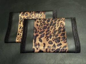 Tan Satin Leapord