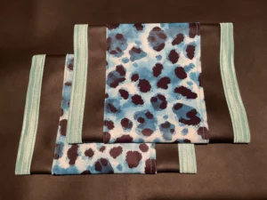Blue Cheetah Blue Trim