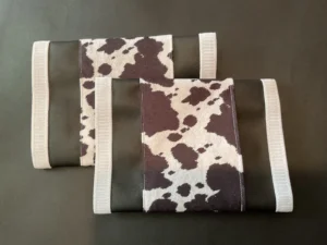 Cow Print White Trim