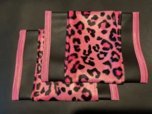Pink Cheetah Pink Trim