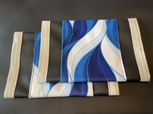 Blue Cream Swirl
