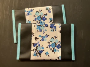 Blue Flowers Blue Trim