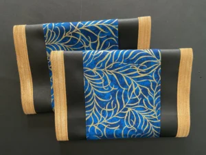 Blue Gold Trim
