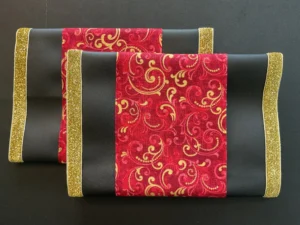 Burgandy Sparkle Trim