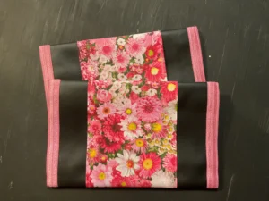 Flowers Pink Trim