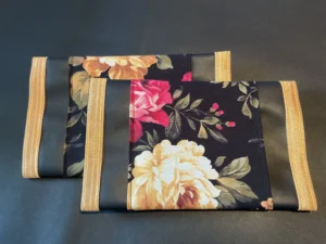 Gold Pink Flowers