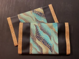 Gold Turquoise Gold Trim