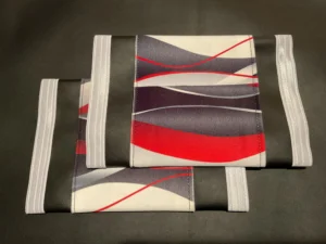 Gray Red Black