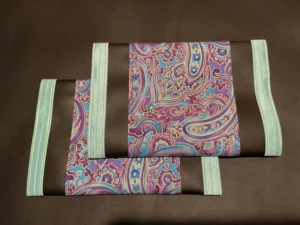 Purple gold Blue Trim