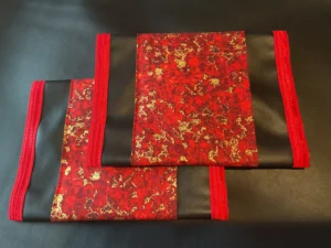 Red Gold Splatter