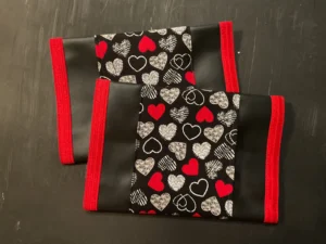 Red Gray Hearts
