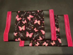 Black Pink Butterfly
