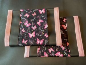 Black Pink Butterflys