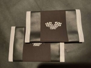 Black Race Day Fabric