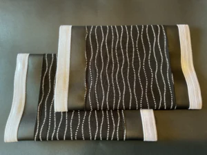 Black White Lines White Trim