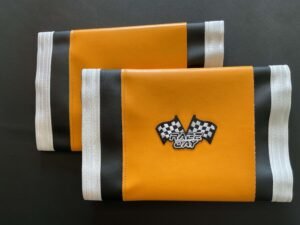 Gold Race Day Satin Trim