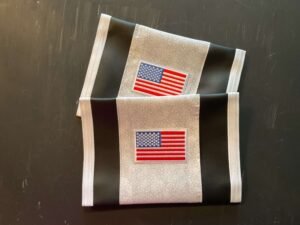 Gray Dotted Flag