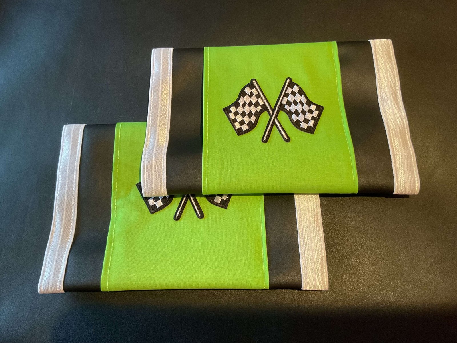Green Double Flag