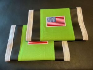 Green Flag Satin