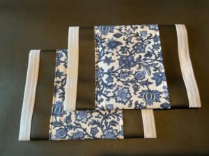 Navy Blue Flowers