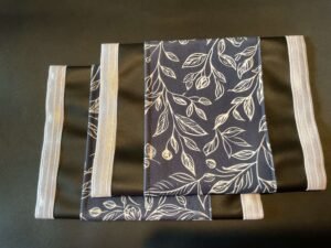 Navy White Vines