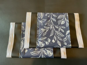 Navy White Vines