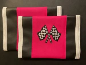Pink Double Flag