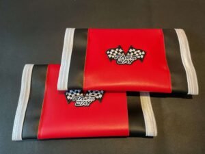 Red Race Day Leather