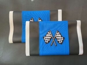 Royal Blue Double Flag