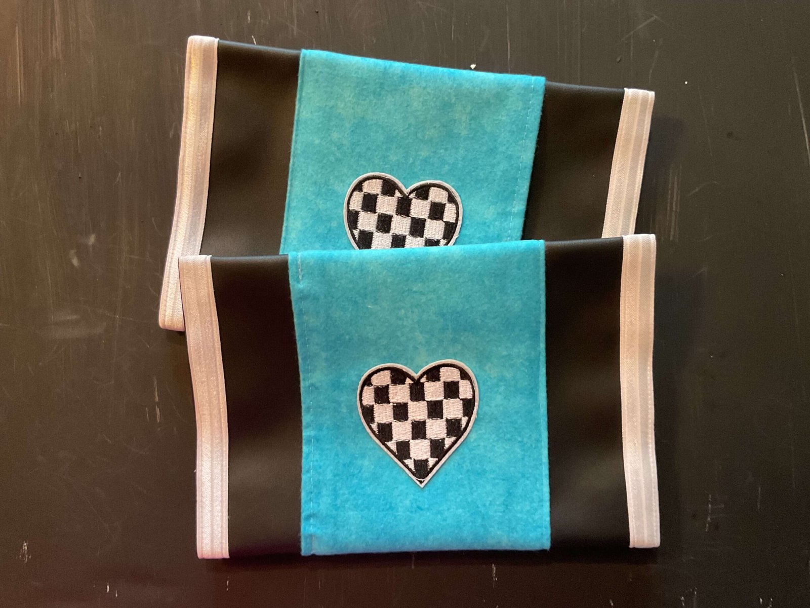 Turquoise Race Heart