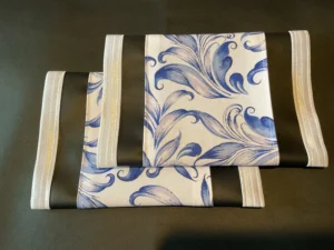White Blue Leafs