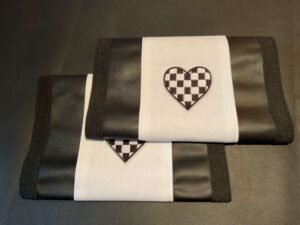 White Fabric Heart