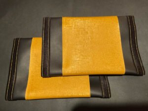 Gold Fabric Leather
