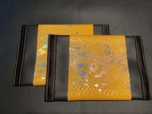 Gold Silver Snake Skin