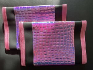 Pink Blue  Rose Trim