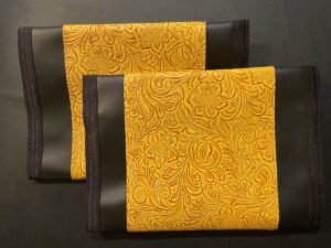 Yellow Floral Black Trim