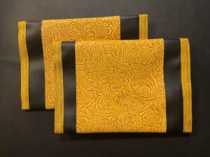 Yellow Floral Yellow Trim