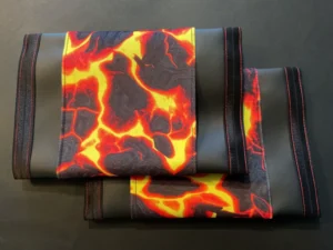 Black Red Yellow Flames