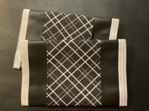Criss Cross Satin Trim