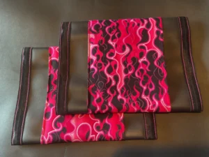 Pink Black White Flames