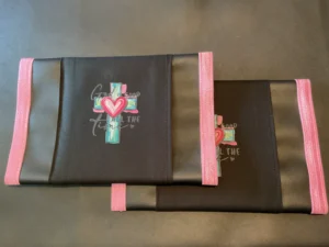 Pink Heart Cross